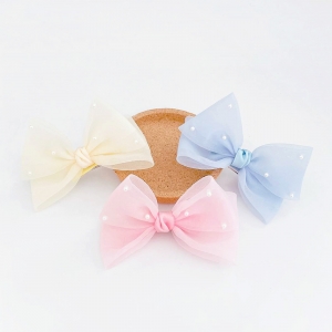 Girl Hair Clip Princess Bow Stand (GHP9045)